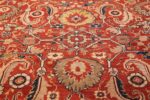 large scale all over design persian sultanabad antique rug 50708 center Nazmiyal