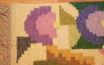 small vintage swedish scandinavian kilim rug by ingegerd silow 48989 corner Nazmiyal