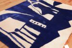 vintage french pablo picasso ombres wall tapestry rug 48985 side Nazmiyal