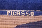 vintage french pablo picasso ombres wall tapestry rug 48985 signature Nazmiyal