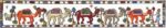 Vintage Persian Camel Tent Band Rug 48987 Nazmiyal