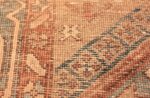 Weave detail Tribal Antique Persian Heriz Serapi runner rug 48994 by Nazmiyal
