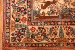 beautiful antique persian kerman rug by master aboul ghasem kermani 49006 corner Nazmiyal