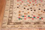 Corner Whimsical Tribal Persian Gabbeh rug 48814 by Nazmiyal