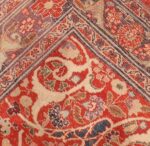 Back detail antique Persian Tabriz rug 50657 by Nazmiyal