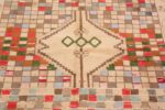Detail Whimsical Tribal Persian Gabbeh rug 48814 by Nazmiyal