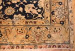 royal blue background antique indian rug 48631 corner Nazmiyal