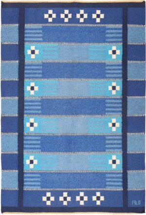Vintage Swedish Kilim Rug 49019