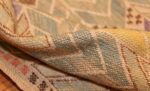vintage swedish kilim rug by marta maas 49029 pile Nazmiyal