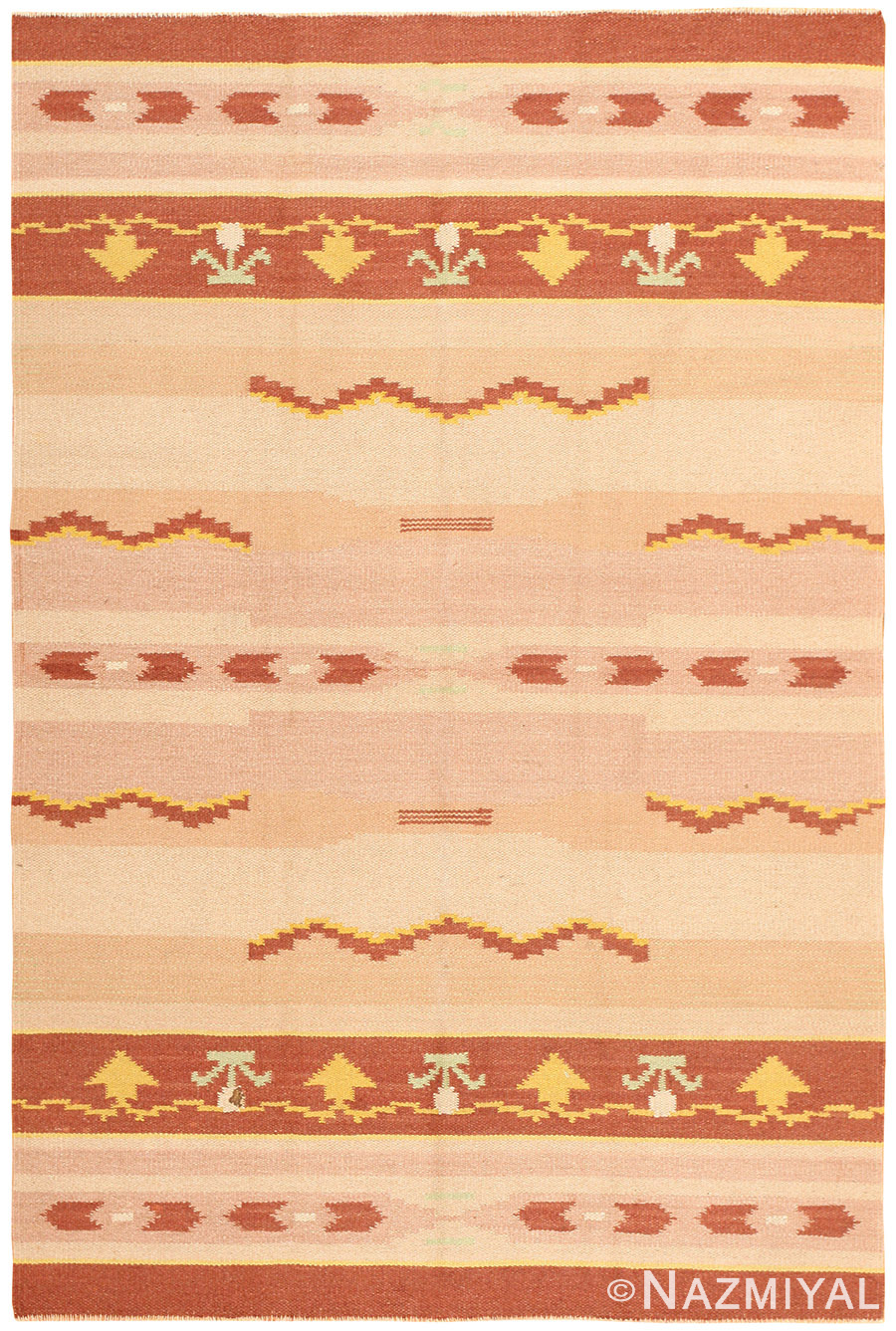 Antique Swedish Rug 42020
