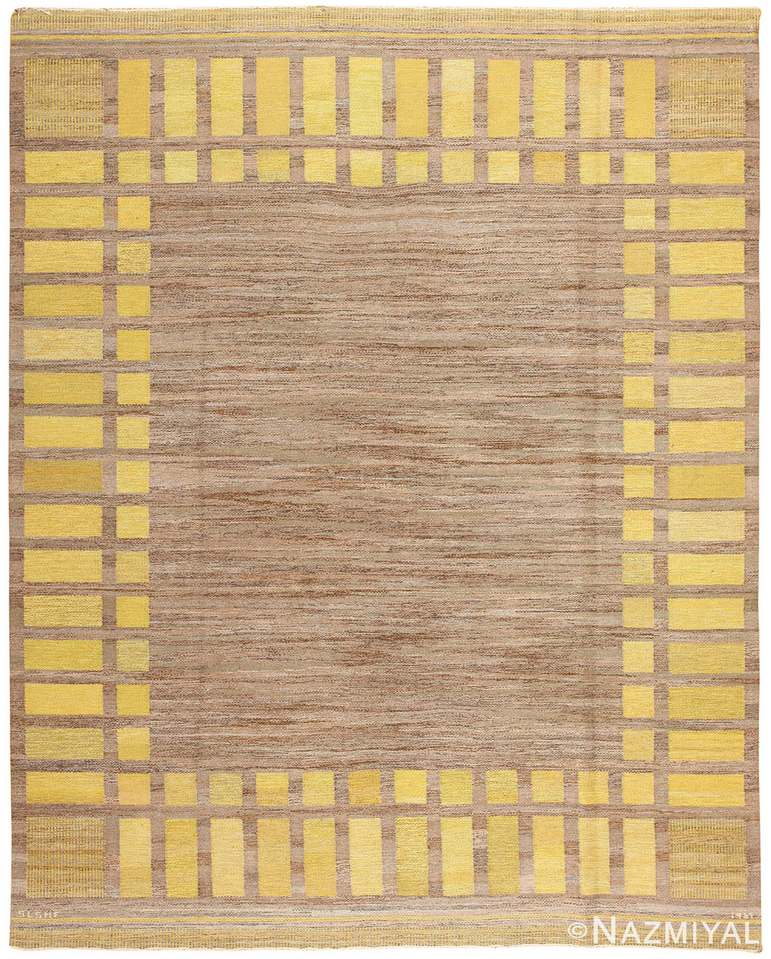 Vintage Swedish Kilim Rug 49021