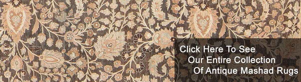 Antique Persian Mashad Rugs by Nazmiyal