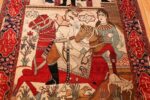 antique persian mohtasham kashan rug 49062 field Nazmiyal