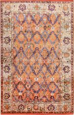 Fine rare Silk and Metallic Antique Turkish Rug 49066 Nazmial