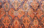 qum kapi silk and metallic antique turkish rug 49066 field Nazmiyal