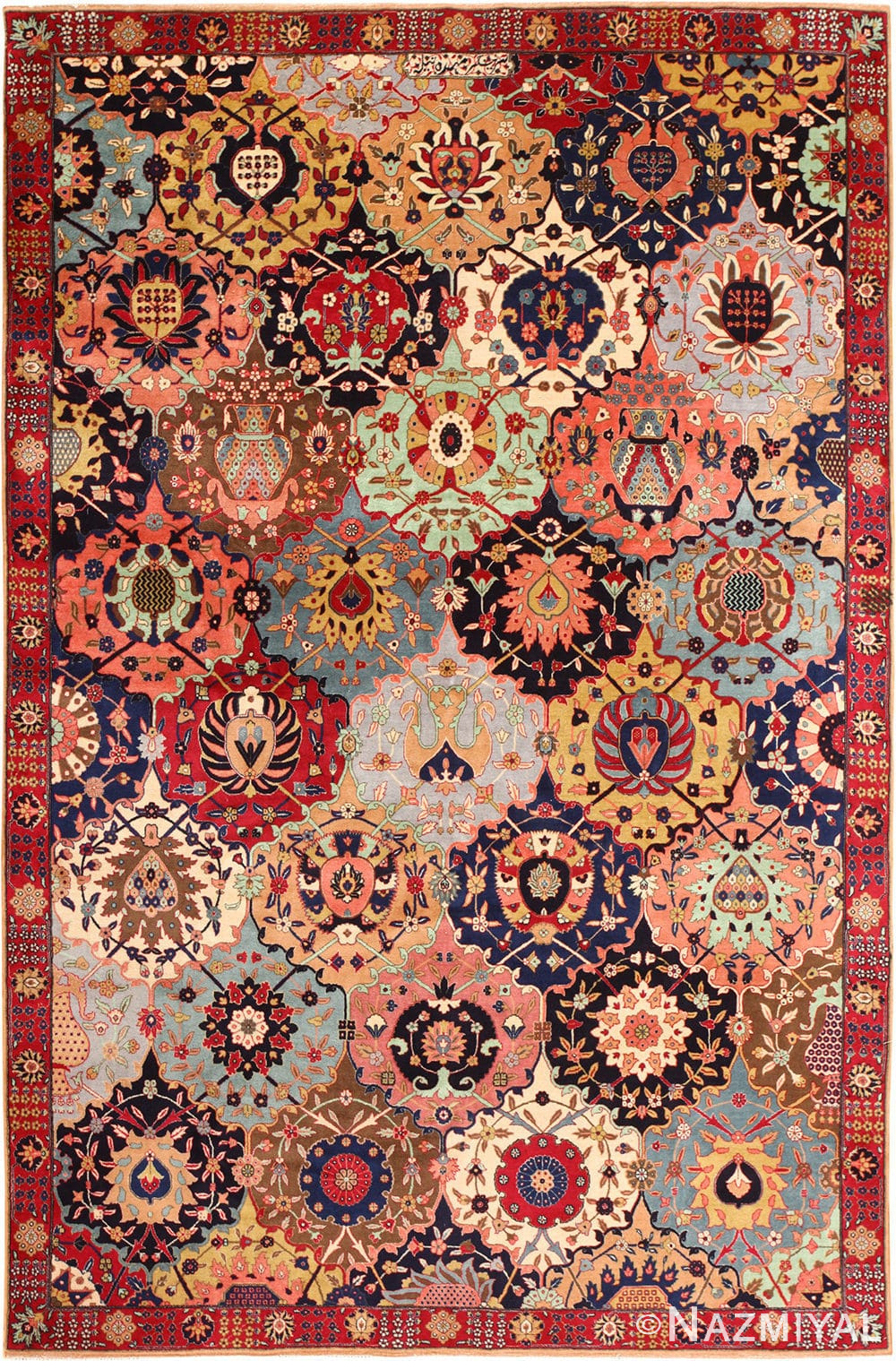 Antique Persian Tabriz Rug 49065