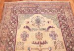 yellow silk khotan rug 49028 top Nazmiyal