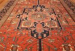 antique persian heriz serapi rug 48632 field Nazmiyal