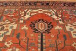 antique persian heriz serapi rug 48632 pattern Nazmiyal