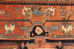 antique persian heriz serapi rug 48632 reds Nazmiyal