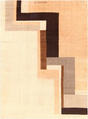 French Art Deco Rug Ivan de Silva Bruhns 49081