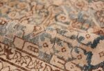 Gallery Size Shabby Chic Antique Persian Malayer Rug 50543 Blue Pile Nazmiyal