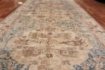 Gallery Size Shabby Chic Antique Persian Malayer Rug 50543 Field Design Nazmiyal