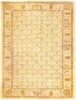 Ivory Antique Persian Sultanabad Rug 50388