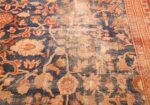 large light blue shabby chic antique sultanabad rug 49046 wear Nazmiyal