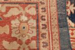 large light blue shabby chic antique sultanabad rug 49046 weave Nazmiyal