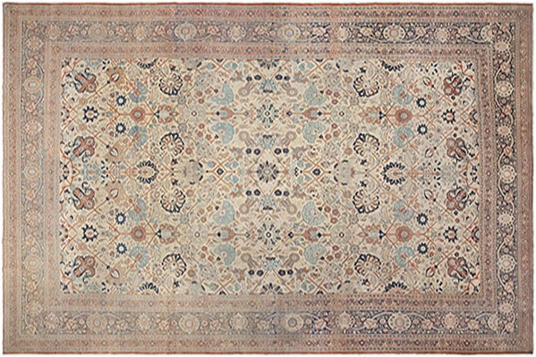 Antique Tabriz Rug Antique Persian Haji Jalili Tabriz Rug
