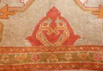 square antique oushak rug 49061 design Nazmiyal