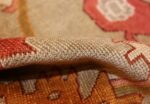 square antique oushak rug 49061 pile Nazmiyal