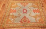 square antique oushak rug 49061 whole Nazmiyal