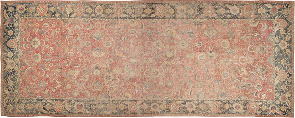 Antique Isfahan Rug from the 17th Century Antique Isfahan Rug from the 17th century.