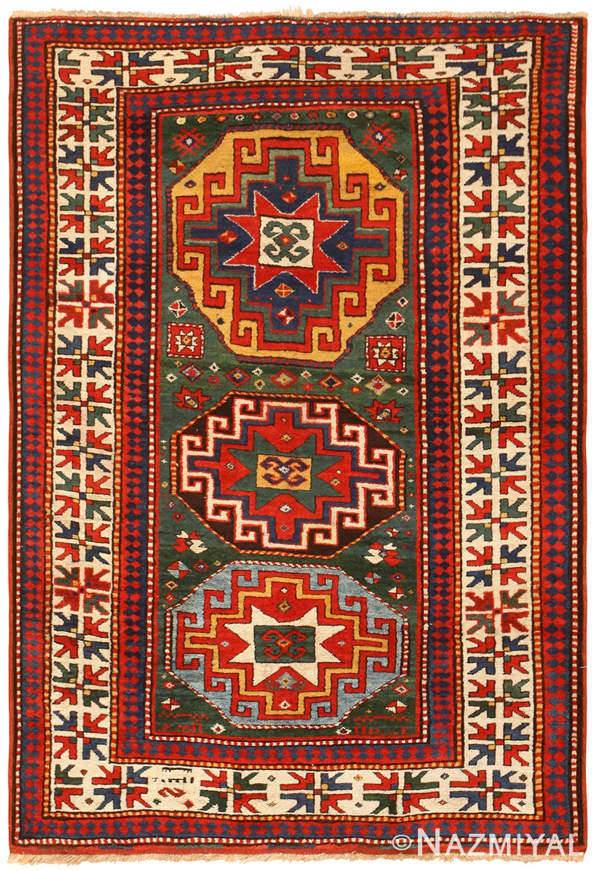 Antique Caucasian Kazak Rug 49095
