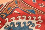 Antique Tribal Caucasian Borchalou Kazak Rug 49094 Geometric Pile Antique Tribal Caucasian Borchalou Kazak Rug 49094 Geometric Pile Nazmiyal