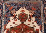 Picture of the details of the Antique Tribal Persian Bakshaish Rug 49156