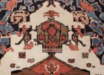 Picture of the details of the Antique Tribal Persian Bakshaish Rug 49156