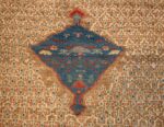 antique tribal persian bakshaish rug 49174 medallion Nazmiyal