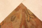 Back detail Antique Art Nouveau Irish Donegal rug 49155 by Nazmiyal