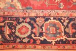large antique persian heriz serapi rug 49162 border Nazmiyal