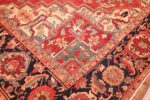large antique persian heriz serapi rug 49162 design Nazmiyal