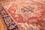 large antique persian heriz serapi rug 49162 side Nazmiyal