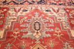 large antique persian heriz serapi rug 49162 top Nazmiyal