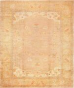Large Decorative Antique Turkish Oushak Rug 49165