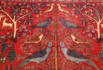tree of life animal garden design persian khorassan rug 49009 trio Nazmiyal