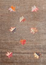 Vintage Persian Art Deco Amogli Mashad Khorassan Rug 49157 Nazmiyal