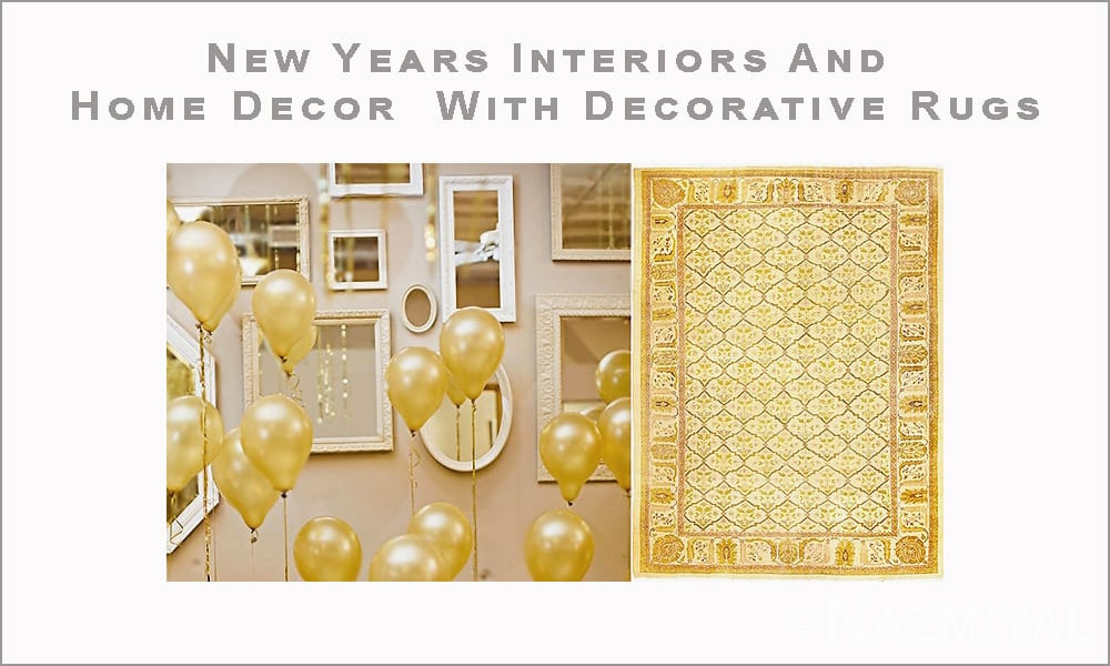 New Years Interiors And Home Decor With Decorative Rugs - by Nazmiyal Antique Rugs