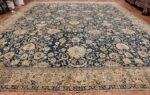 Antique Blue Indian Agra Rug 49171 Whole Design Nazmiyal